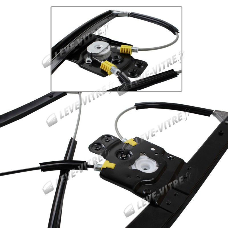 VALEO 850359 Lève-Vitre Avant Droit – Compatible Renault Clio II